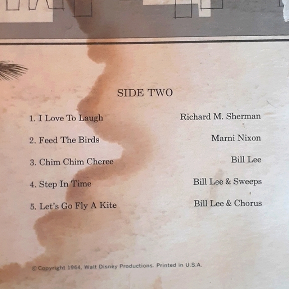 Walt Disney vintage 1964 Mary Poppins storybook /33 1/2 vinyl record - Picture 14 of 16